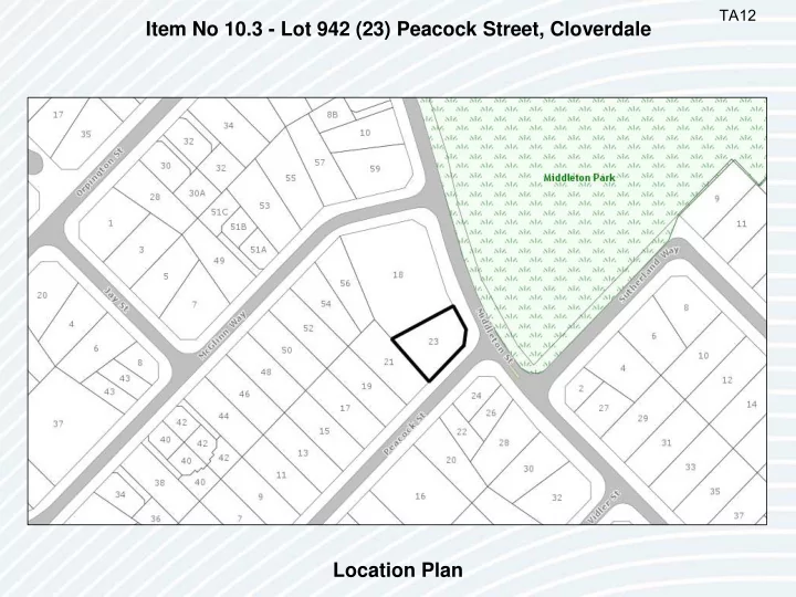 item no 10 3 lot 942 23 peacock street cloverdale