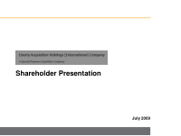 shareholder presentation
