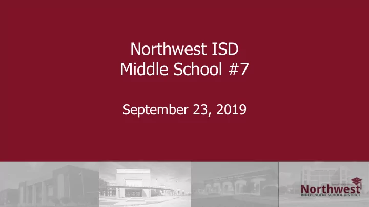 northwest isd middle school 7