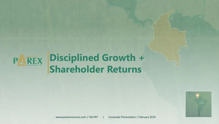 disciplined growth