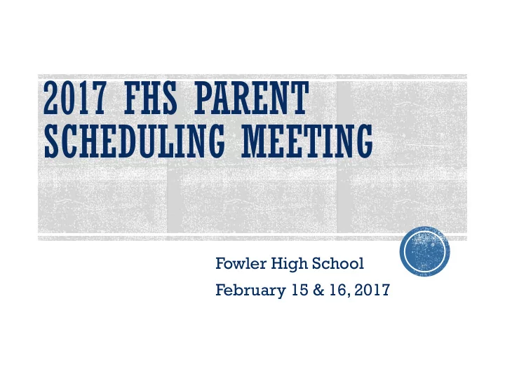 scheduling meeting