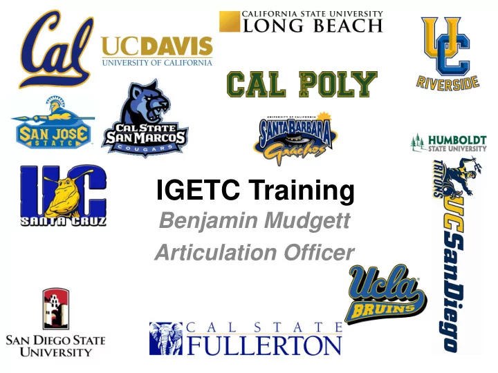 igetc training