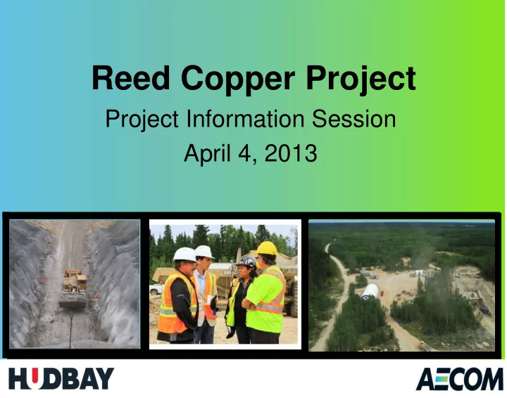reed copper project