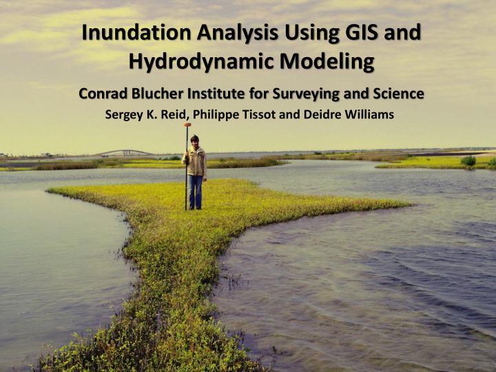 inundation analysis using gis and hydrodynamic modeling