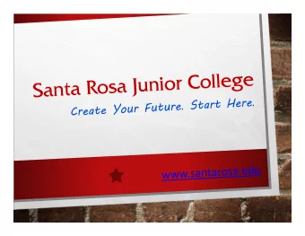 JUMPSTART  COLLEGE  PREPARATION PROGRAM  Parent/Student Information Nights  Lunch time