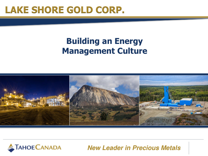 lake shore gold corp