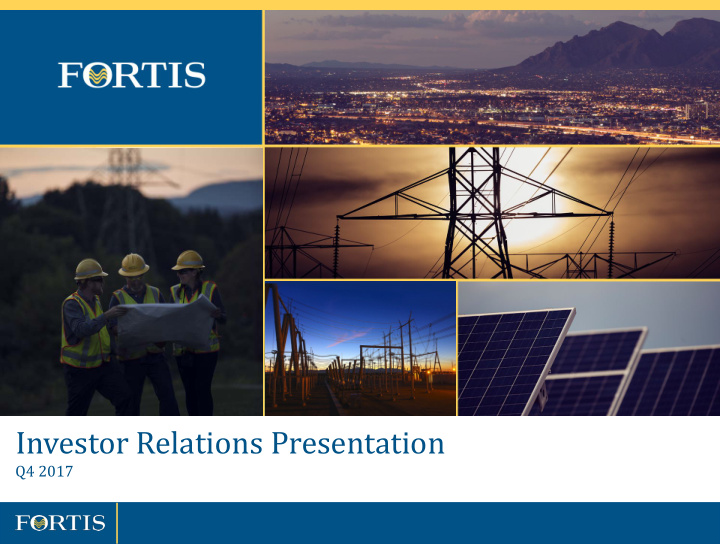 investor relations presentation