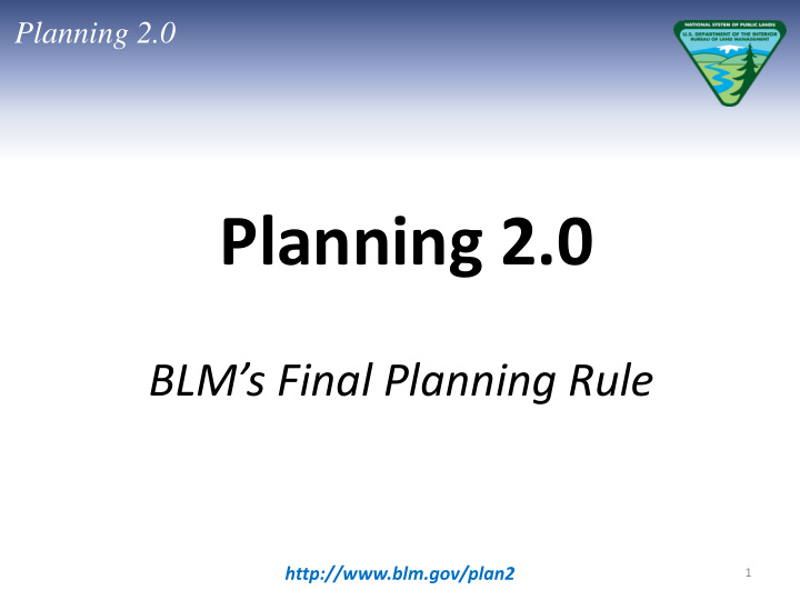 planning 2 0