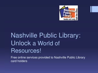 Get a card and get.  Books  Movies  Music  More!  At 21 locations across the city