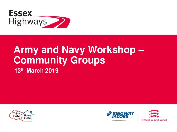 community groups