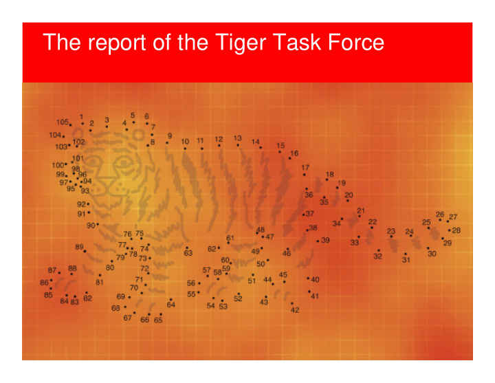 the report of the tiger task force