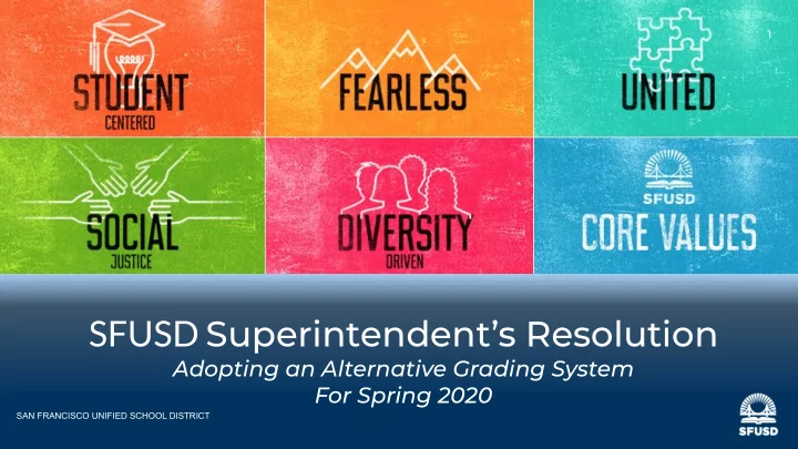 sfusd superintendent s resolution