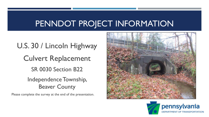 penndot project information