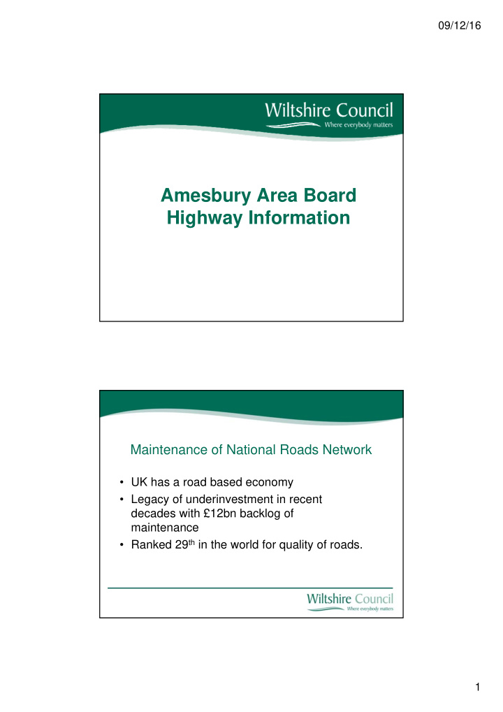 amesbury area board highway information