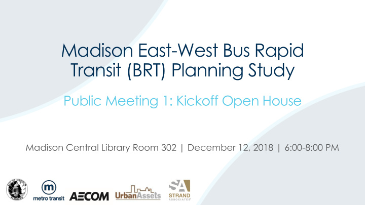 transit brt planning study