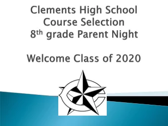 Introductions  Overview of evening  Foundation only 22 credits  Foundation + Endorsement  26