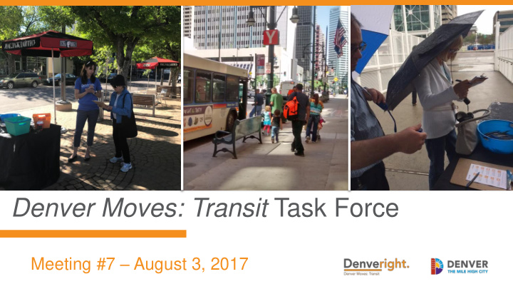 denver moves transit task force