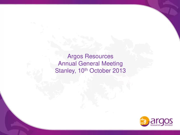 annual general meeting