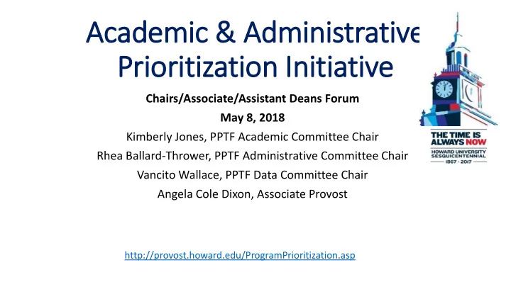 prioritization in initiative