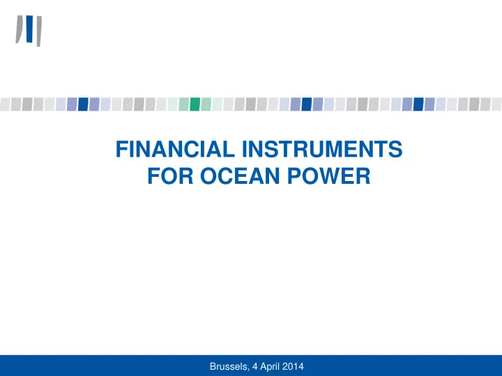financial instruments