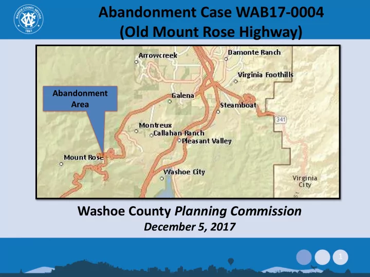 abandonment case wab17 0004 old mount rose highway