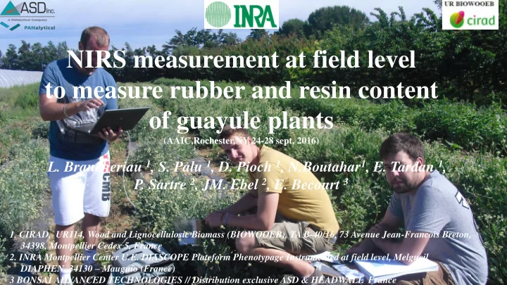 to measure rubber and resin content