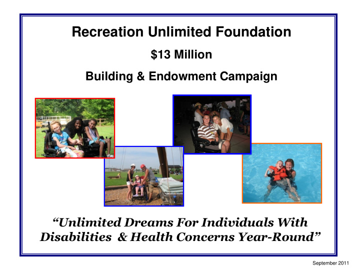 recreation unlimited foundation