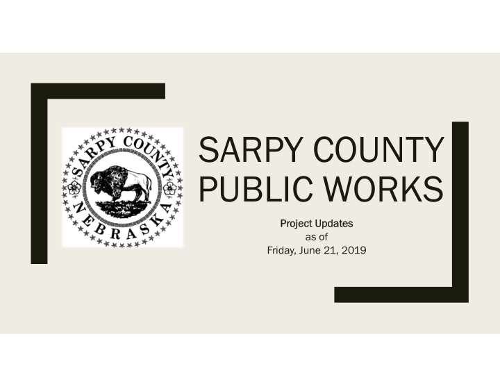 sarpy county public works