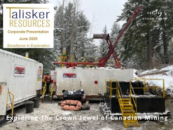 Exploring The Crown Jewel of Canadian Mining  Co rporate  Share Structure and Capitalization