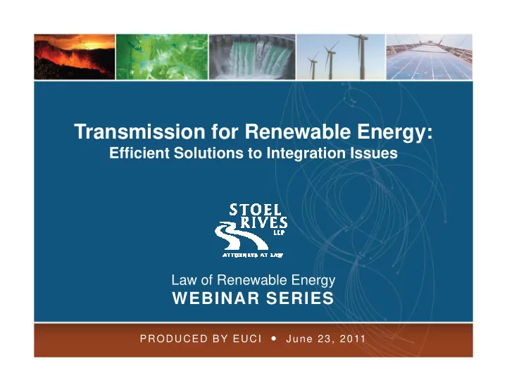 transmission for renewable energy