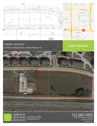 512 682 1000  Eric Davis, CCIM  9130 Jollyville Rd., Suite 300  eric@cipaustjn.com  Austin, TX