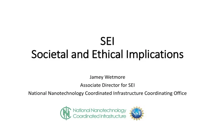 sei ei societal al a and e ethical al i implications
