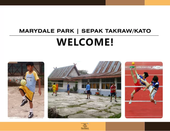 welcome