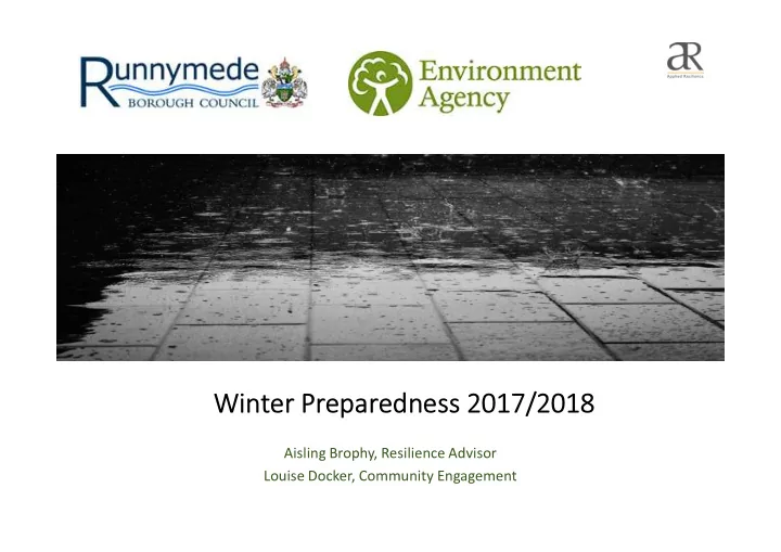 winter preparedness