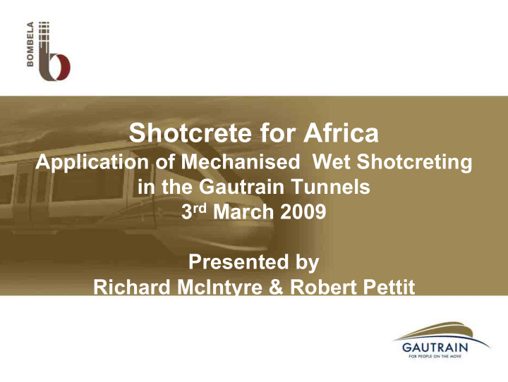 shotcrete for africa