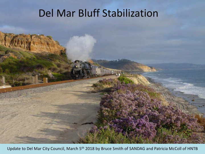 del mar bluff stabilization