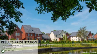 RESULTS PRESENTATION  Year ended 30 June 2019  4 September 2019  Tarleton Lock, Tarleton  1  David