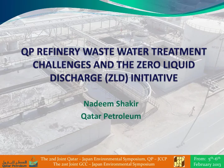 nadeem shakir qatar petroleum