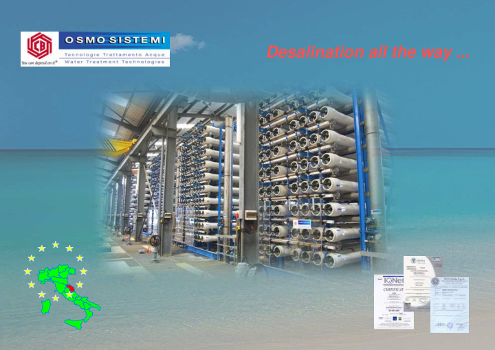 desalination all the way company profile