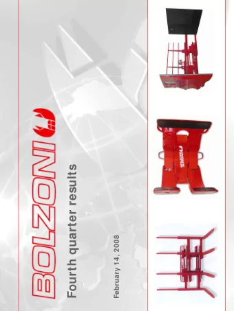 Fourth quarter results  February 14, 2008 Consolidated I ncome Statement: 4 th quarter  4 t h  4 t