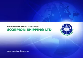 COM  OMPANY  Y INF  NFORMA  ORMATION  TION  SCORPION SHIPPING LTD. was established on January 31st,