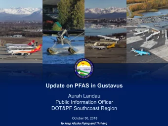 To Keep Alaska Flying and Thriving  GST Airport &amp; AFFF Use Areas  Integrity    Enterprising