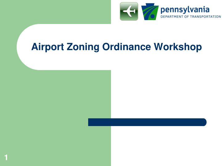 airport zoning ordinance workshop