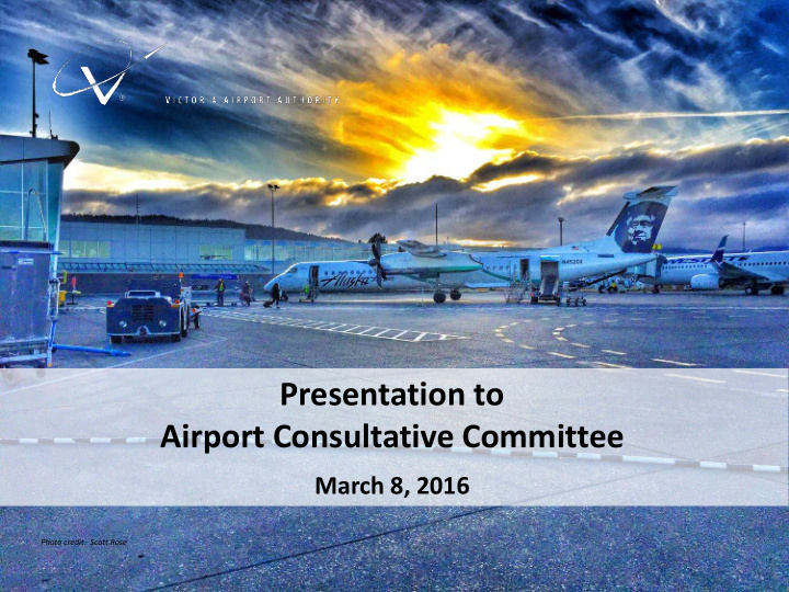 presentation to airport consultative committee