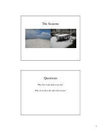the seasons questions