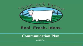 Communication Plan  Team A2  December 1, 2017  A  Our Team  Josh Brauer  Austin Easler  Eilidh