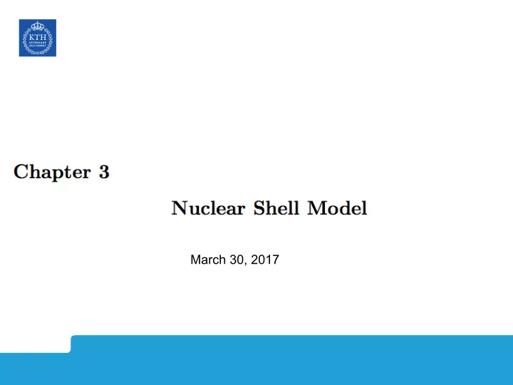 march 30 2017 checklist