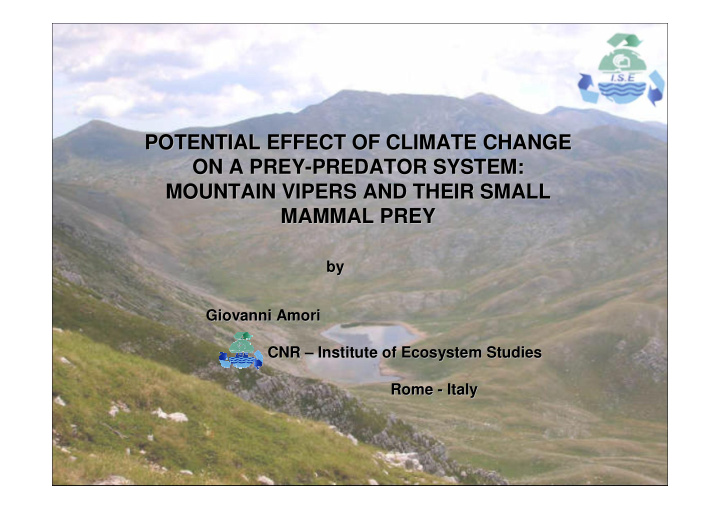 potential effect of climate change potential effect of