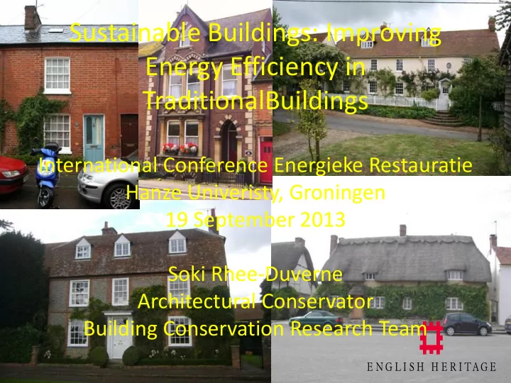 sustainable buildings improving