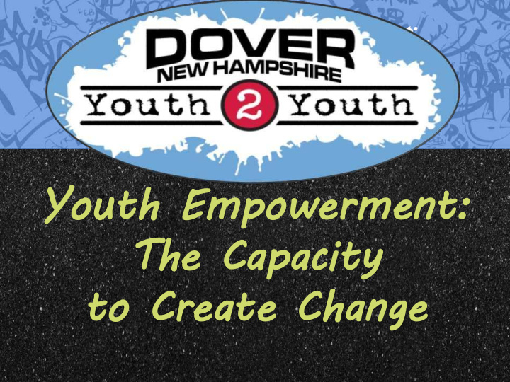 youth empowerment the capacity